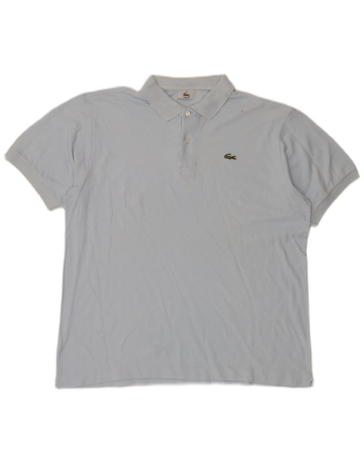 Ανδρικό πουκάμισο πόλο Lacoste, μέγεθος 6 XL, μπλε βαμβακερό