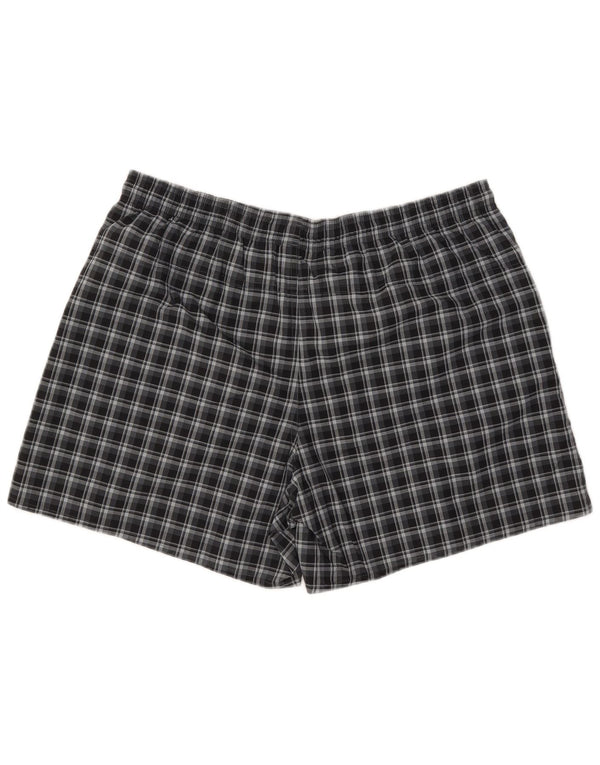 Ανδρικό σορτς κολύμβησης Adidas XL Navy Blue Check Polyester