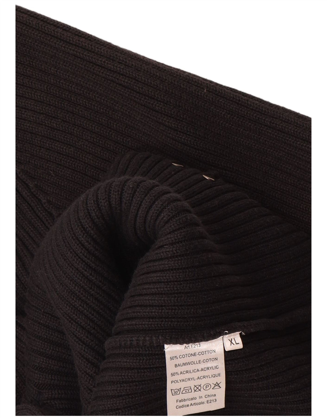 Ανδρικό πουλόβερ ζακέτα ELLESSE XL Μαύρο βαμβακερό