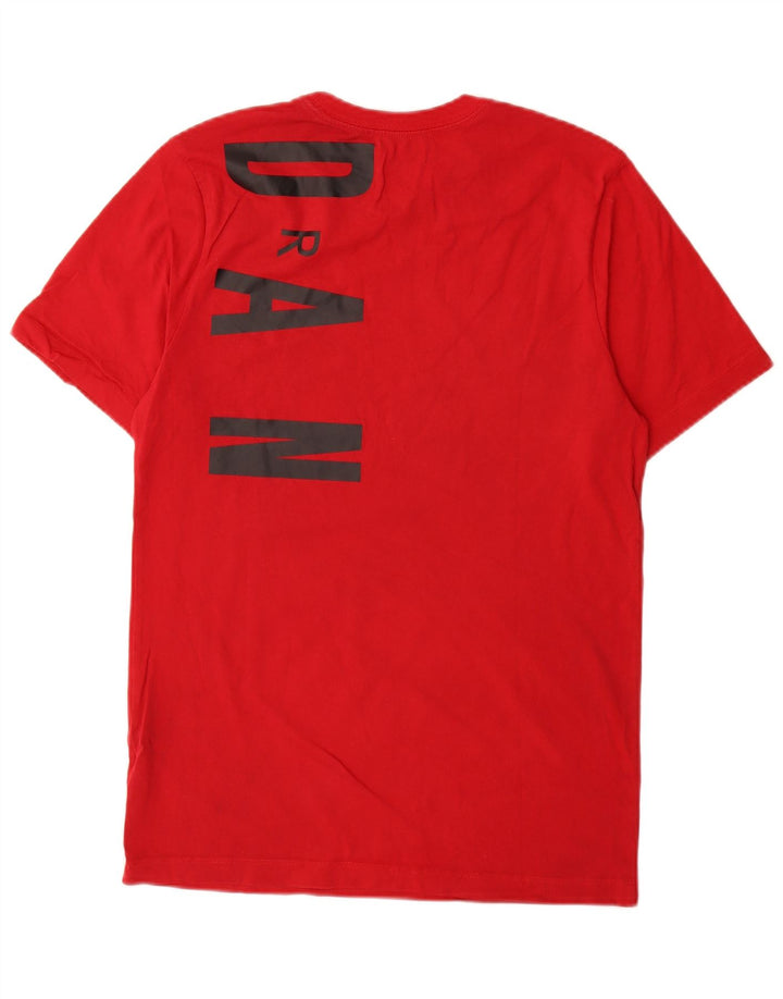 Jordan Ανδρικό γραφικό T-Shirt Top Μικρό κόκκινο βαμβακερό