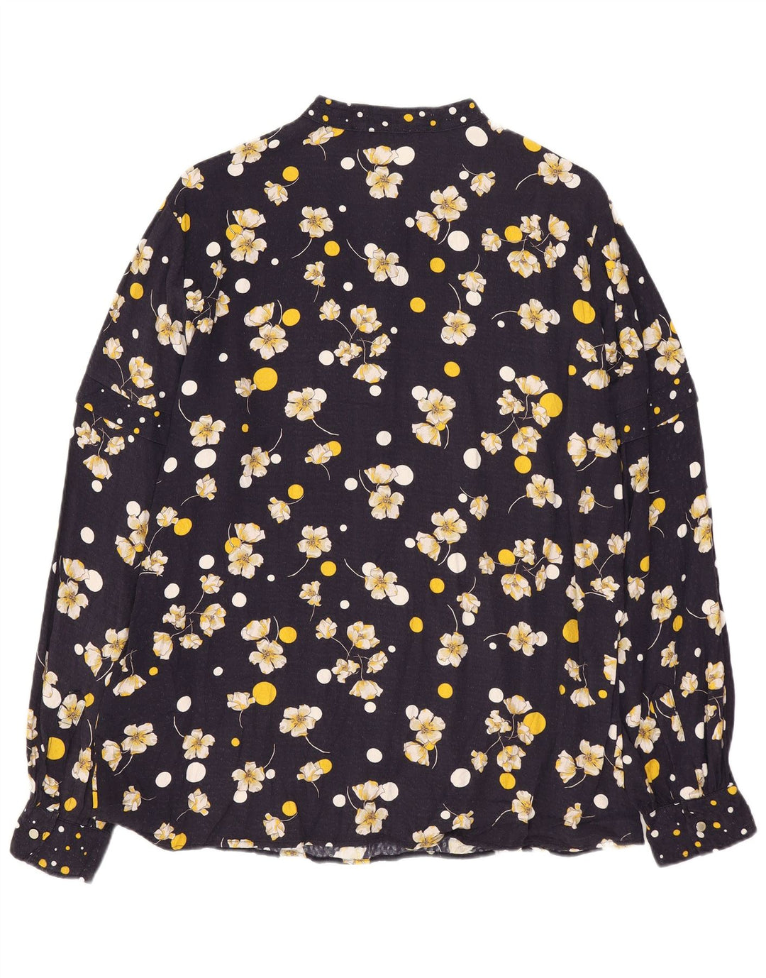 Penny Black Γυναικείο πουλόβερ πουκάμισο UK 16 Large Navy Blue Floral Viscose