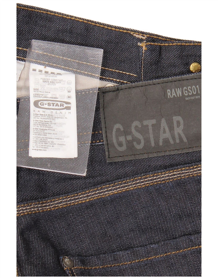 Ανδρικό τζιν ίσιο G-STAR W30 L30 Navy Blue Cotton