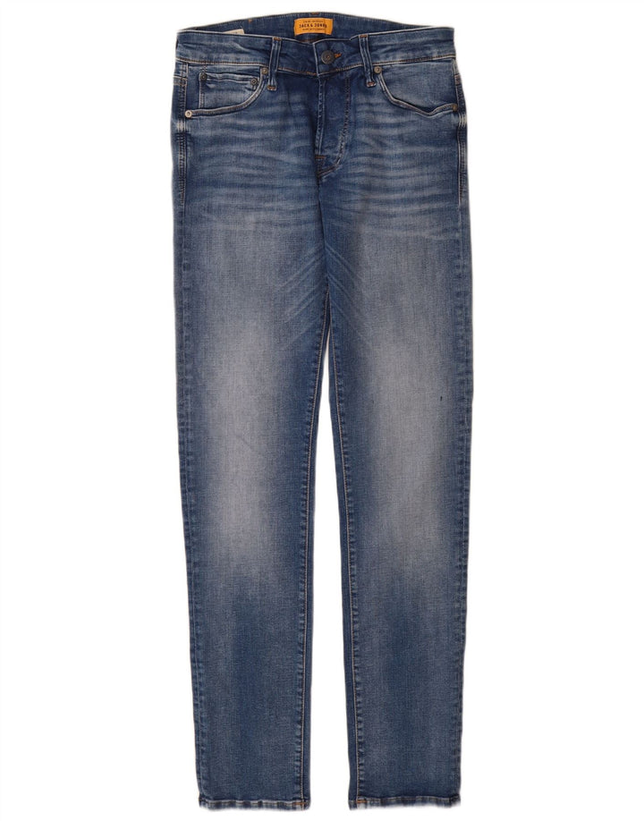Jack & Jones Ανδρικό Slim Jeans W28 L32 Μπλε βαμβακερό
