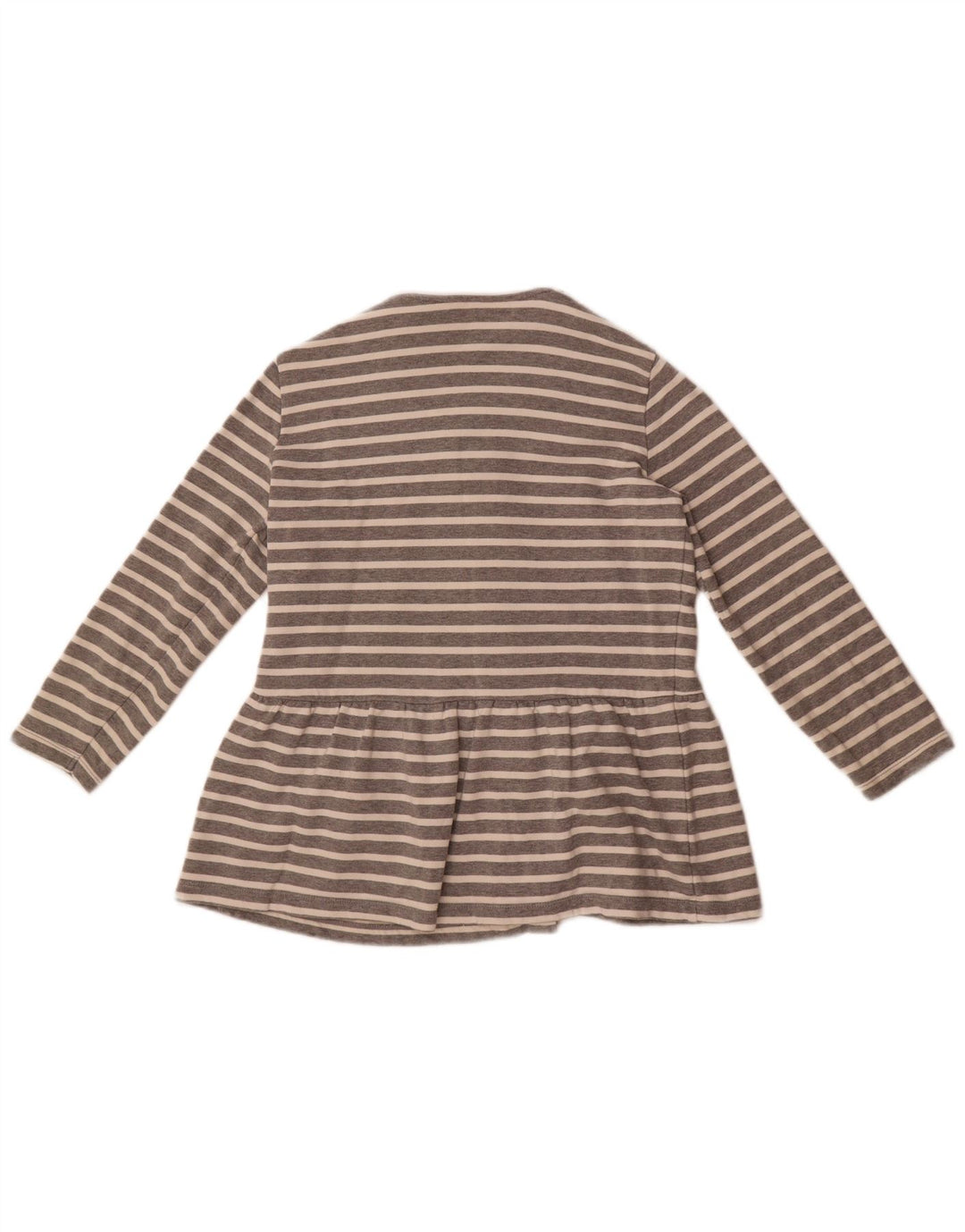 Sun68 Γυναικείο Πουκάμισο Μπλούζα UK 10 Μικρό Γκρι ριγέ βαμβακερό