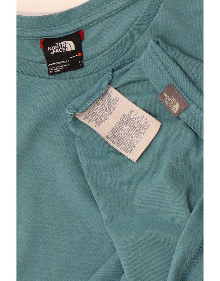 Ανδρικό T-Shirt North Face Top Small Blue Cotton