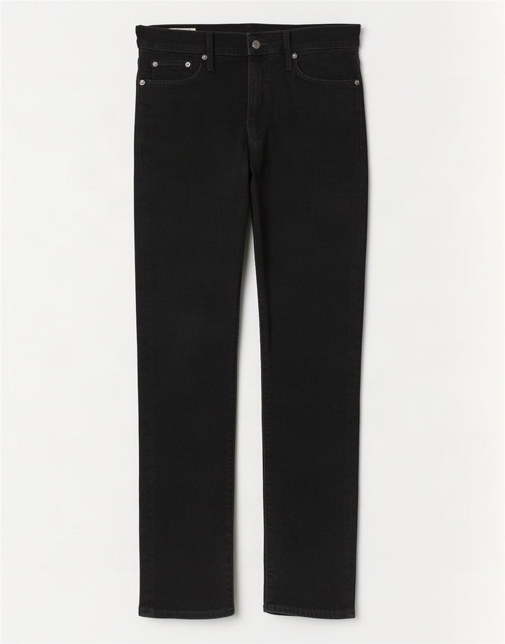 Levi's Mens 502 Tapered Jeans W30 L32 Μαύρο βαμβακερό