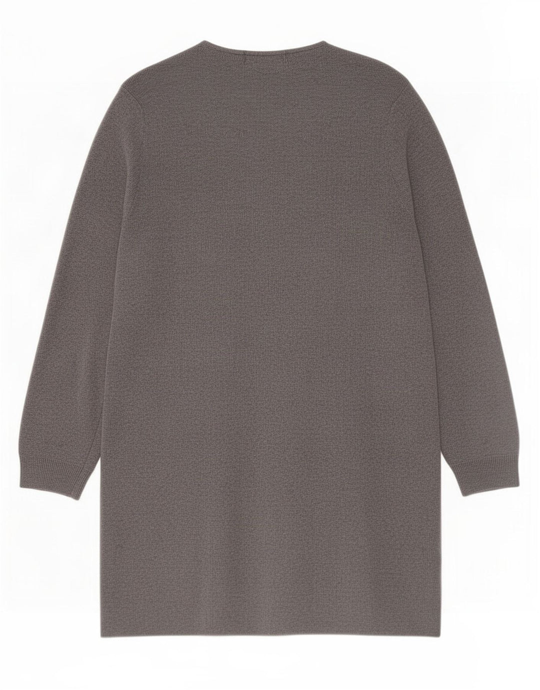 Marks & Spencer Γυναικείο Longline ανοιχτό πουλόβερ ζακέτα UK 12 Medium Grey