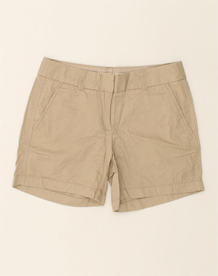 J. CREW Womens Broken In Chino Shorts US 00 2XS W28 Beige Cotton | Vintage J. Crew | Thrift | Second-Hand J. Crew | Used Clothing | Messina Hembry 