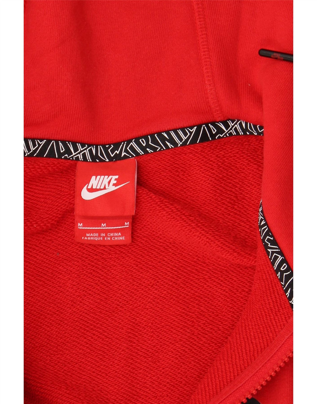 Ανδρικό πουλόβερ με κουκούλα με φερμουάρ NIKE μεσαίο βαμβακερό