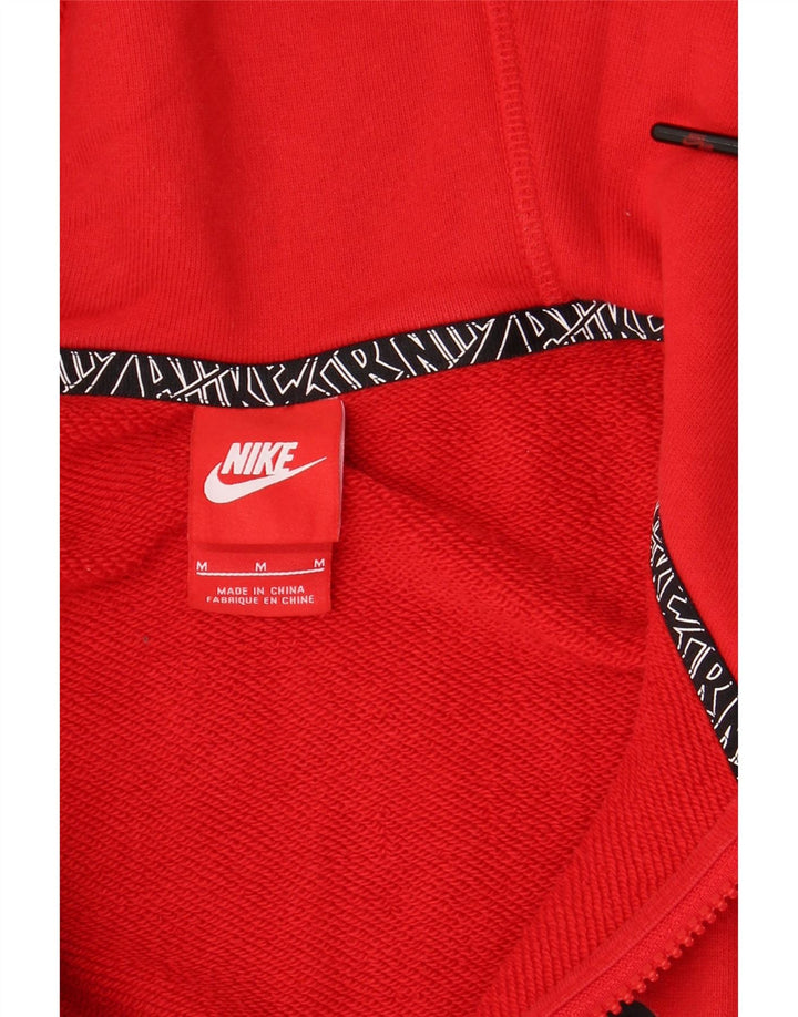Ανδρικό πουλόβερ με κουκούλα με φερμουάρ NIKE μεσαίο βαμβακερό