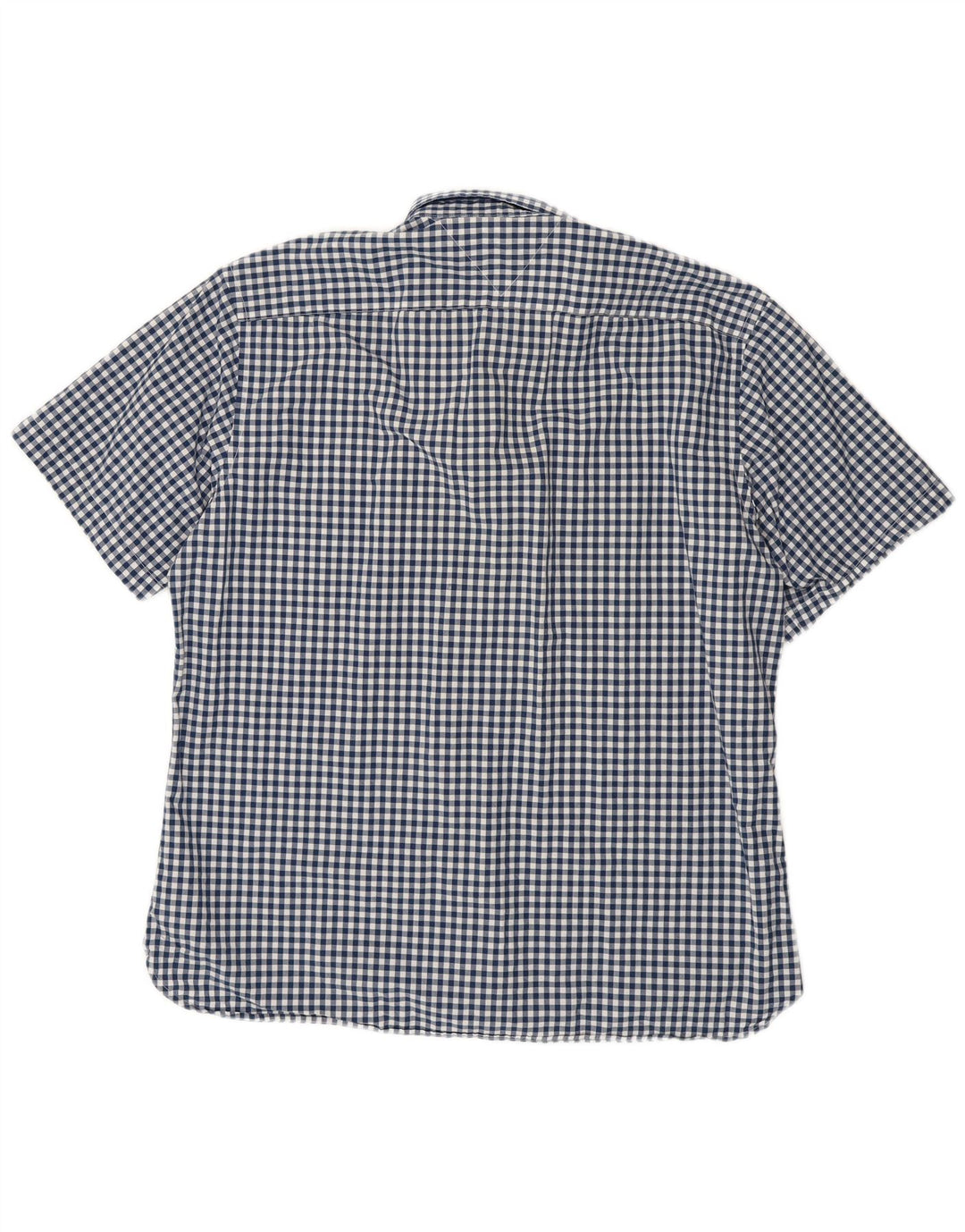 TOMMY HILFIGER Ανδρικό κοντομάνικο πουκάμισο XL Navy Blue Gingham