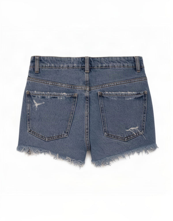 Zara Γυναικείο τζιν σορτς EU 34 2XS W24 Μπλε βαμβακερό