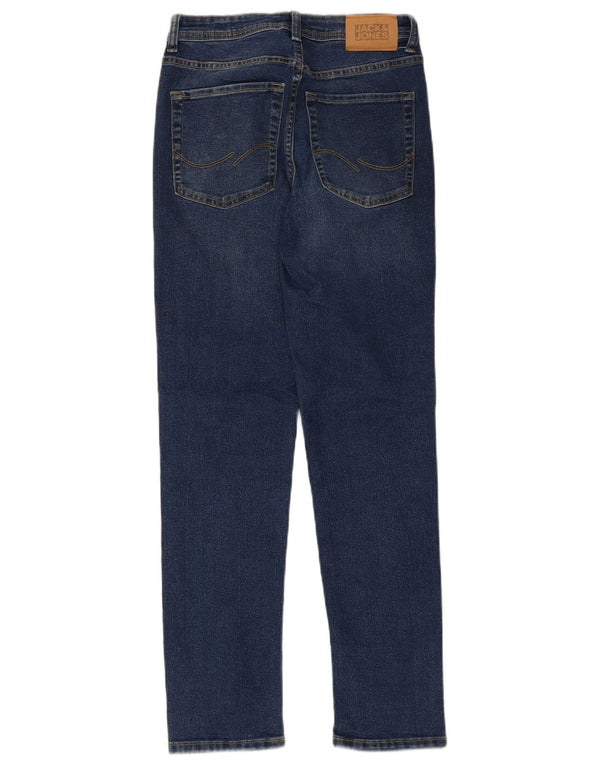 Jack & Jones Boys GLENN Slim Jeans 13-14 ετών W28 L29 Μπλε βαμβακερό