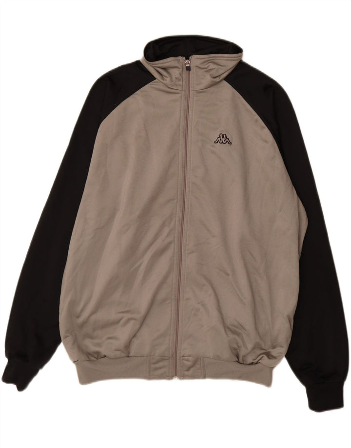 Ανδρική φόρμα Kappa Top Jacket Μεγάλο Γκρι Colourblock