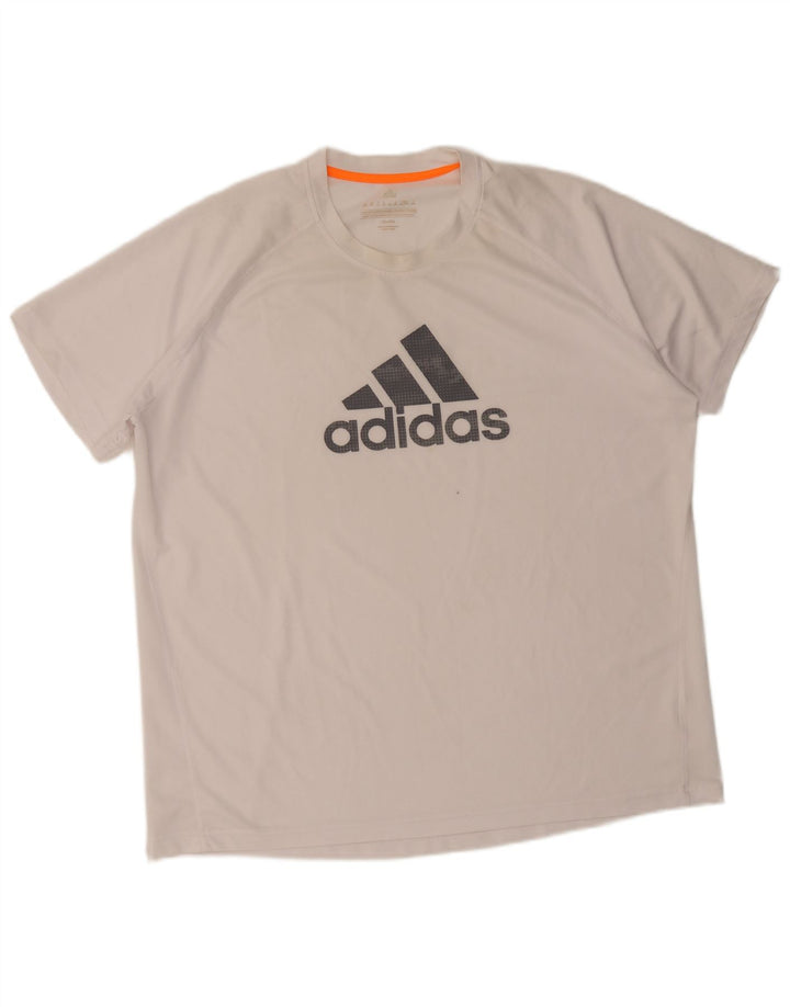 Ανδρικό γραφικό T-Shirt Adidas Top 2XL Λευκό