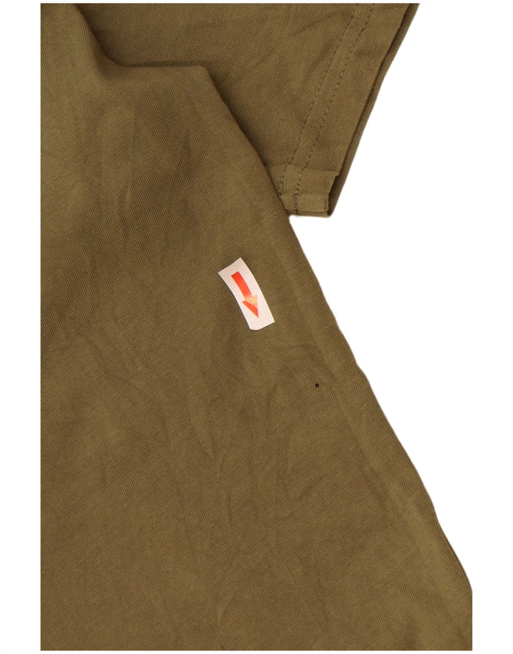 Ανδρικό γραφικό T-Shirt Carhartt Top Medium Khaki Cotton