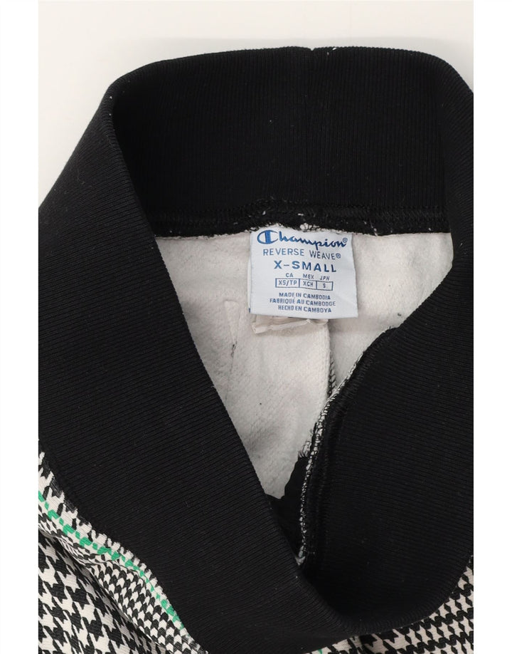 Γυναικεία αθλητική φόρμα CHAMPION Παντελόνι Joggers UK 4 XS Black Houndstooth