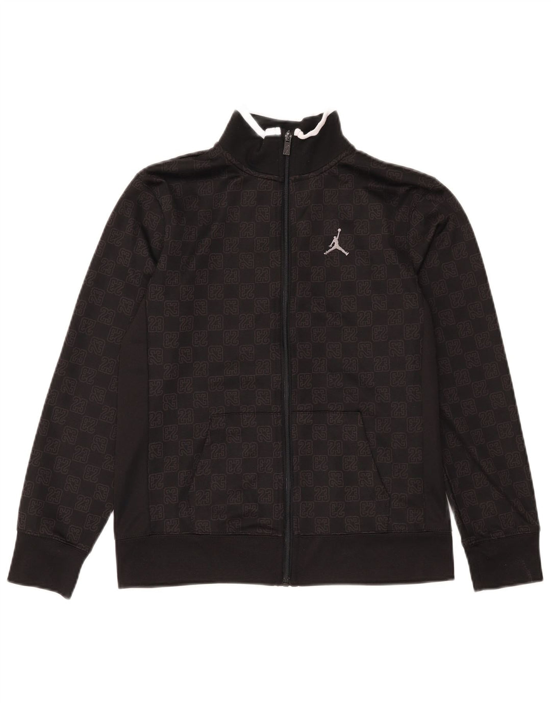 Jordan Boys Graphic αθλητική φόρμα Top Jacket 12-13 Years Large Black Geometric