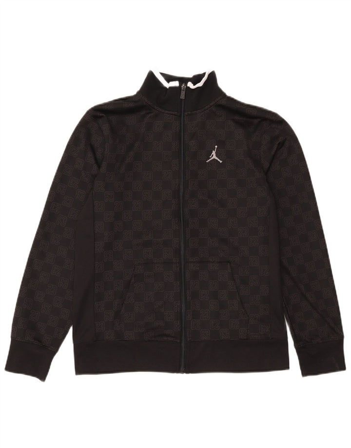 Jordan Boys Graphic αθλητική φόρμα Top Jacket 12-13 Years Large Black Geometric