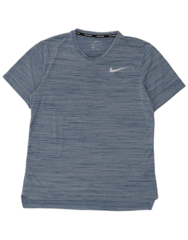 Ανδρικό μπλουζάκι Nike Dri Fit Μπλουζάκι από πολυεστέρα με μεγάλο μπλε φλύκταινα