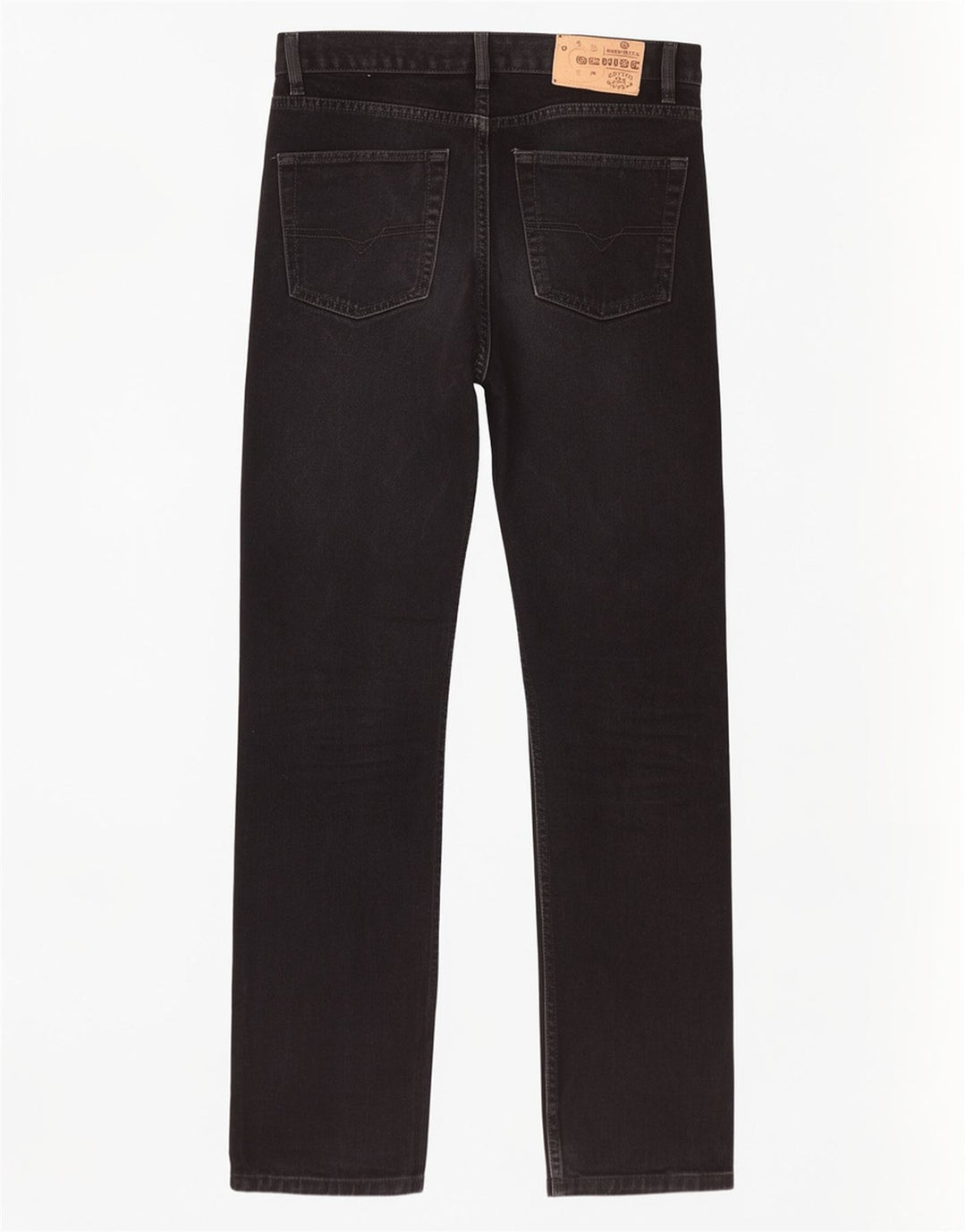 Diesel Ανδρικό Τζιν Zathan Straight W29 L32 Μαύρο βαμβακερό