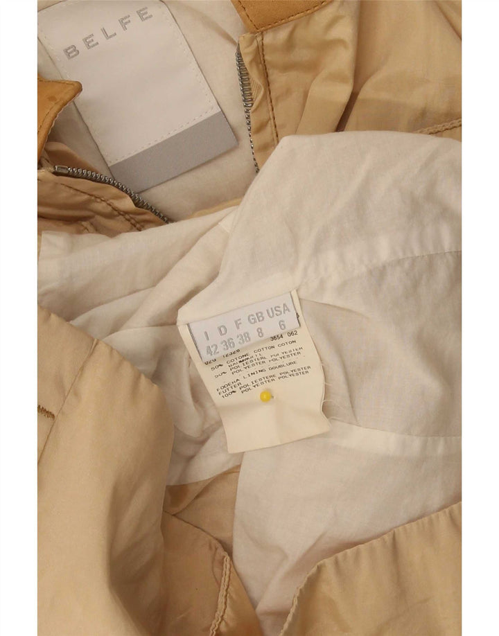 Belfe Γυναικείο Utility Jacket UK 8 Small Beige Cotton
