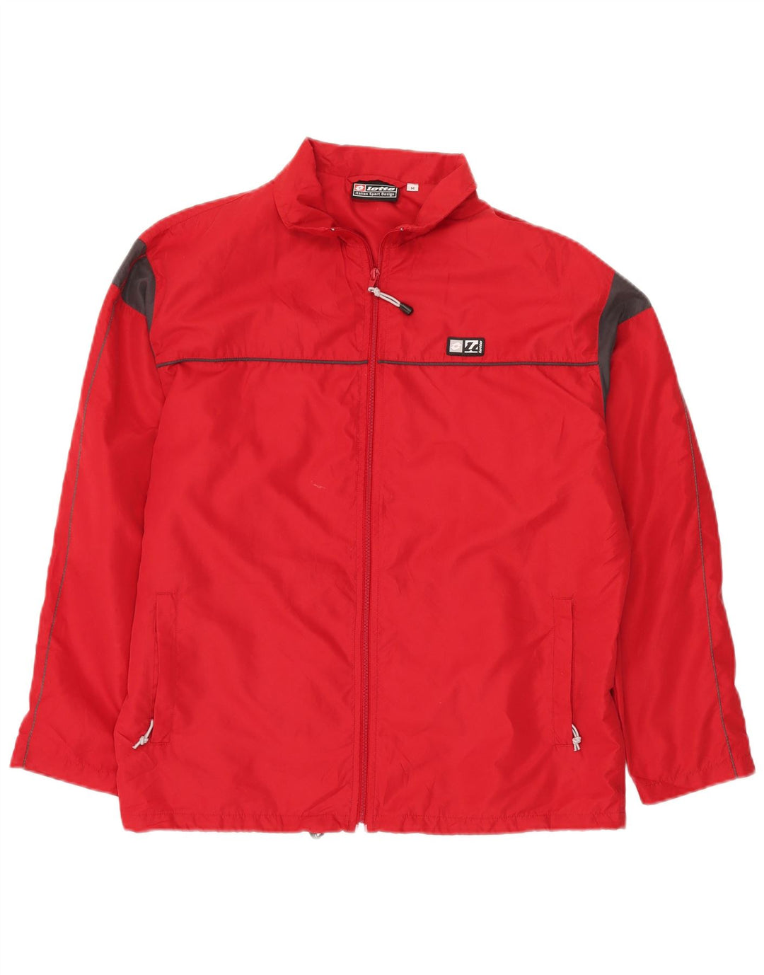 Ανδρική αθλητική φόρμα LOTTO Top Jacket Μεσαίο Κόκκινο Colourblock Πολυεστέρας