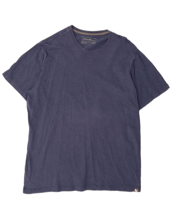 Eddie Bauer Ανδρικό T-Shirt Top XL Navy Blue Cotton