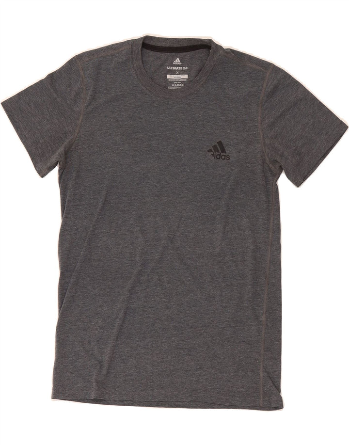 ADIDAS Mens Climalite T-Shirt Top Small Navy Blue Polyester Vintage Adidas and Second-Hand Adidas from Messina Hembry 