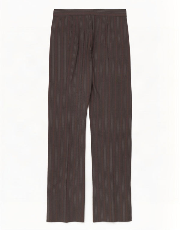 Γυναικείο Stretch Παντελόνι Benetton IT 44 Medium W32 L35 Grey Pinstripe