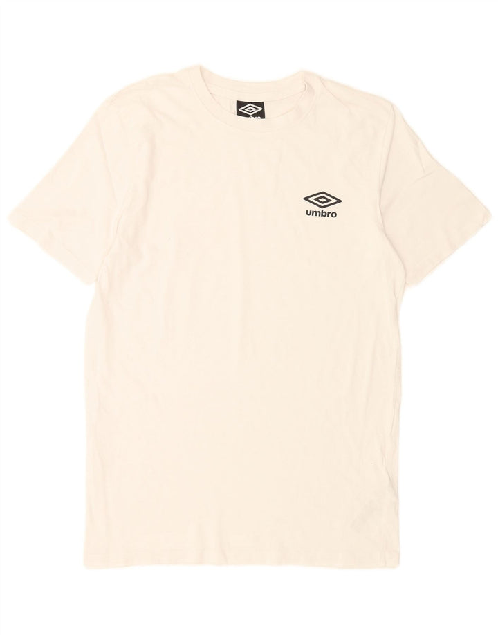 Ανδρικό T-Shirt Umbro Τοπ Μικρό λευκό βαμβακερό