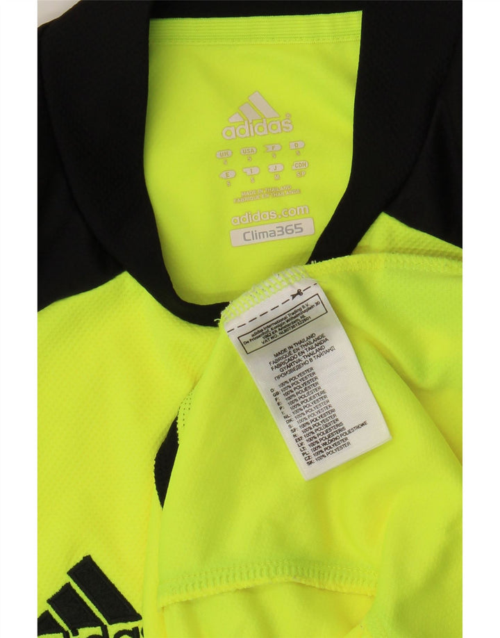 Ανδρικό T-Shirt Adidas Clima 365 Top Small Green Colourblock Πολυεστέρας