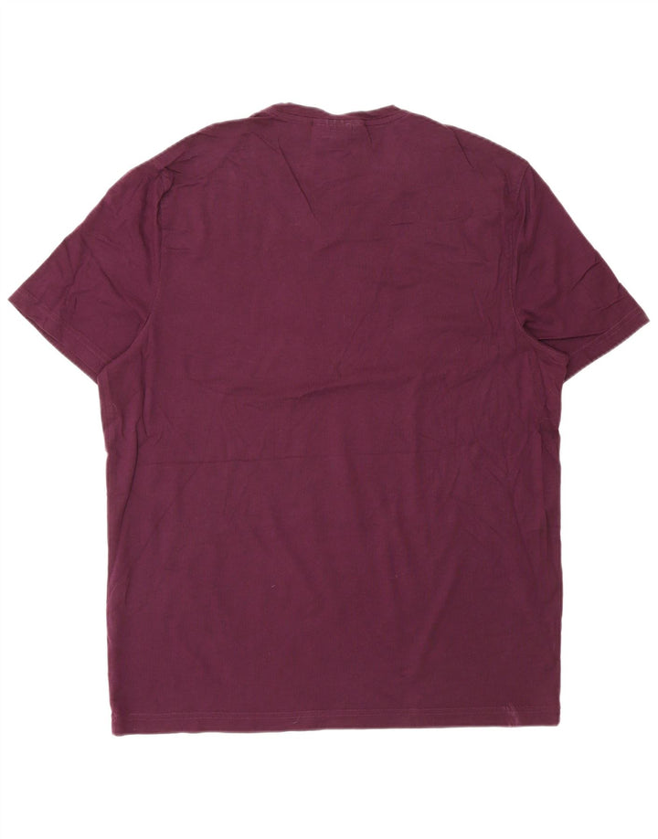 MICHAEL KORS Ανδρικό T-Shirt Top Large Burgundy