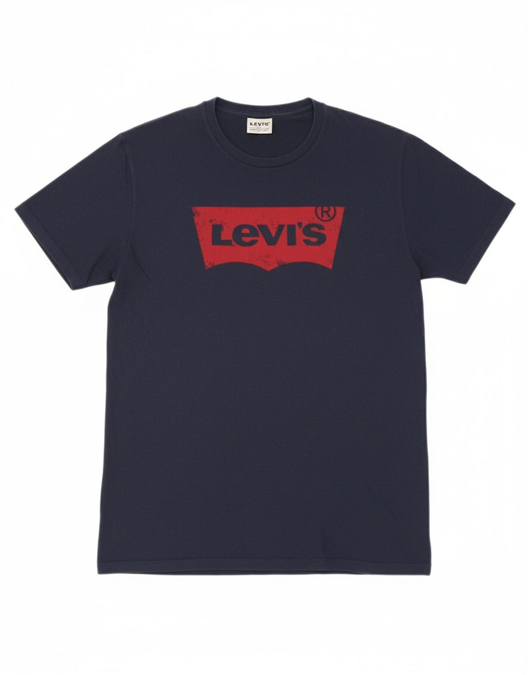 LEVI'S Mens San Francisco Graphic T-Shirt Top Medium Navy Blue Cotton