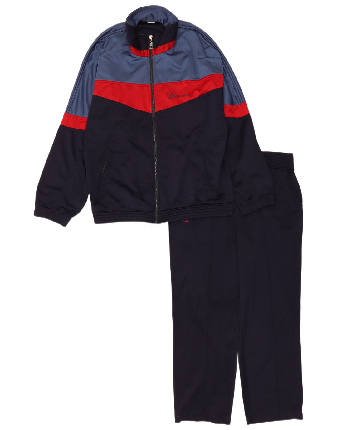 Sergio Tacchini ανδρική φόρμα IT 46 Small Navy Blue Colourblock