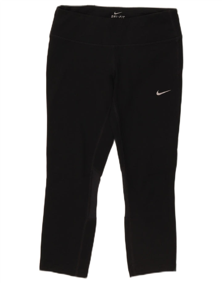 Γυναικεία κολάν Nike Dri Fit Capri UK 10 Small Black Polyester