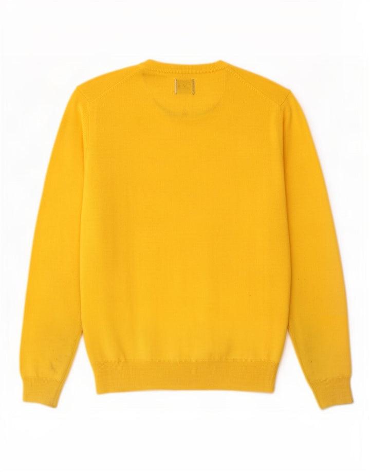 Ανδρικό πουλόβερ Rifle Crew Neck Jumper Μεσαίο κίτρινο ακρυλικό