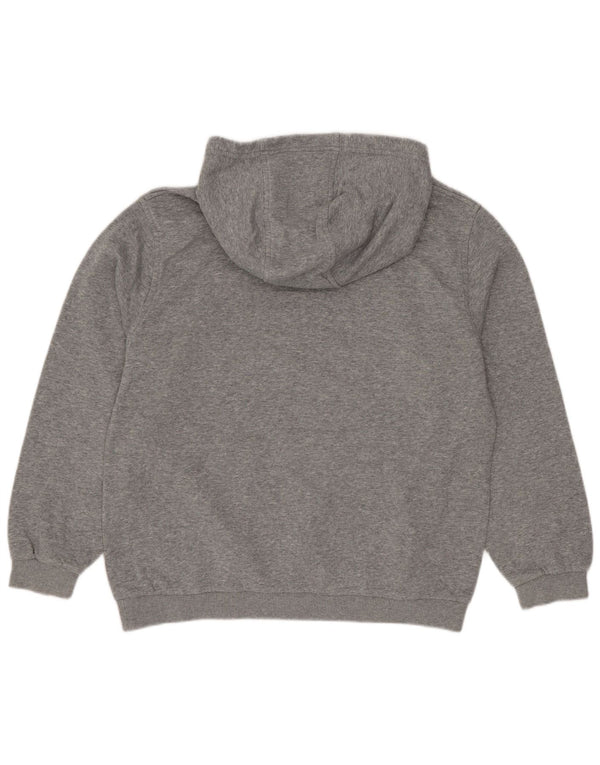 Nike Girls Hoodie Jumper 13-14 Years XL Γκρι βαμβακερό