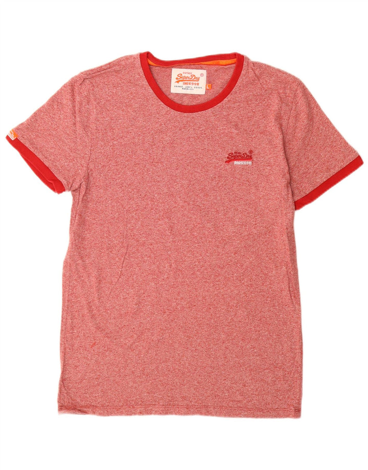 Ανδρικό γραφικό μπλουζάκι Superdry Top Large Red Flecked
