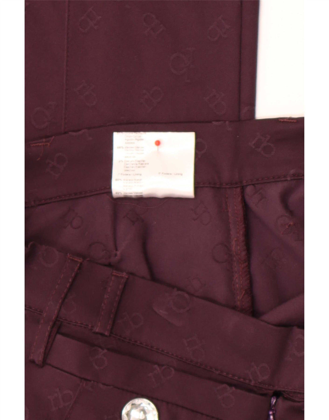 Roccobarocco Γυναικείο Abstract Pattern Casual Παντελόνι IT 44 Medium W30 L30 B