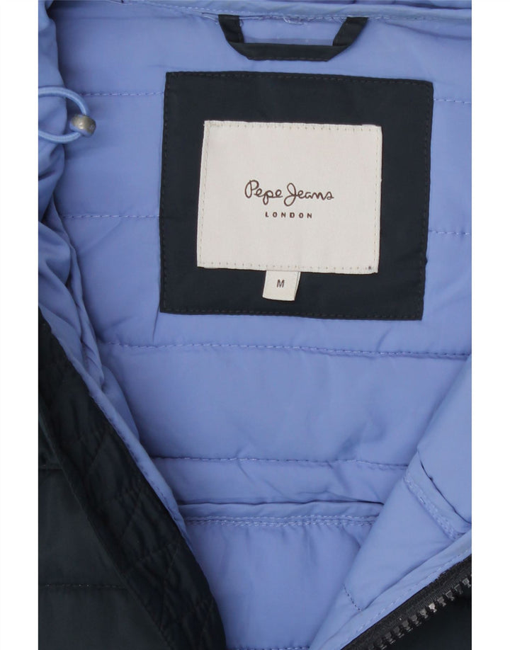 Ανδρικό μπουφάν PEPE Jeans με κουκούλα UK 38 Medium Navy Blue Polyester