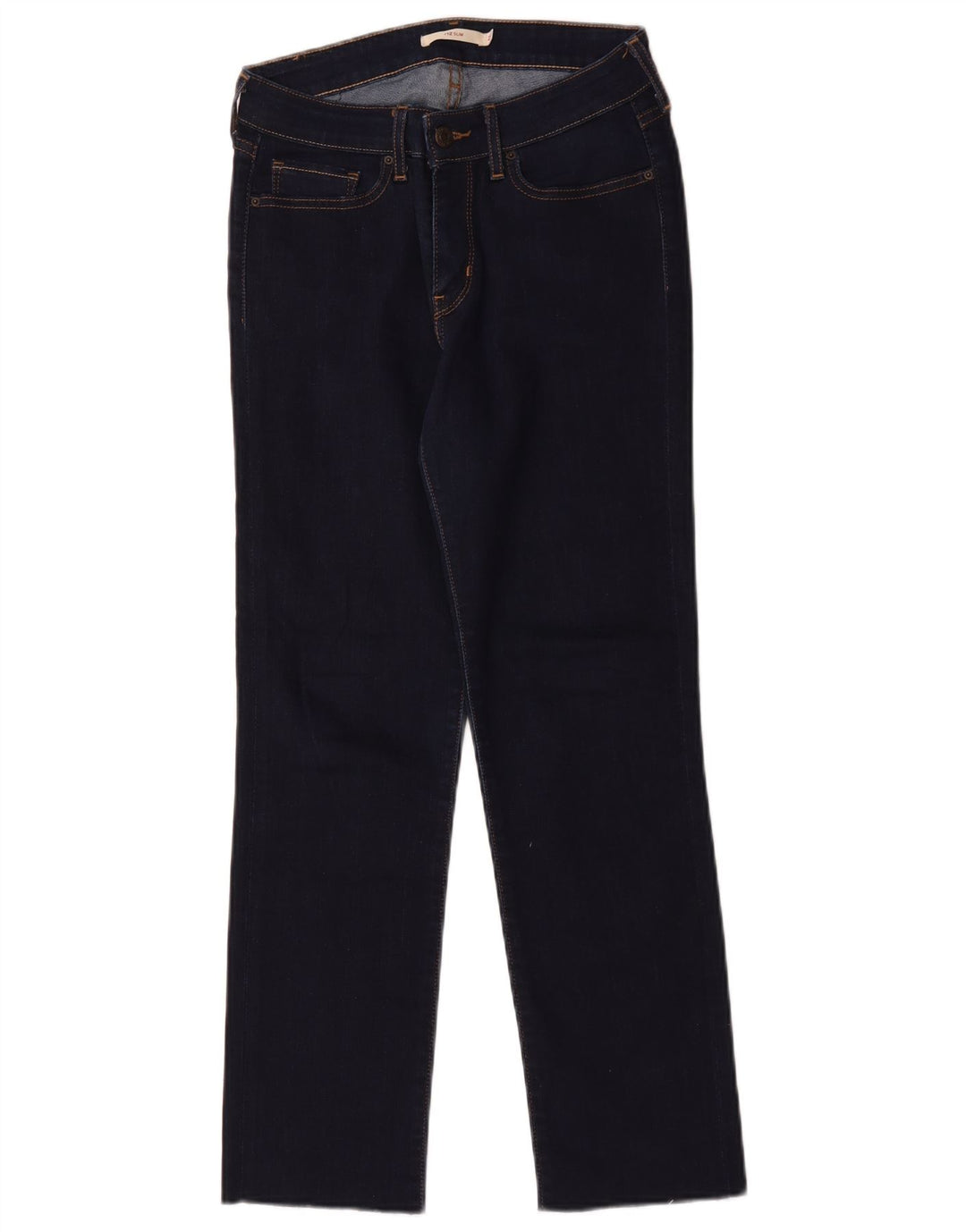 Levi's Womens 712 Slim Jeans W29 L26 Navy Blue Cotton