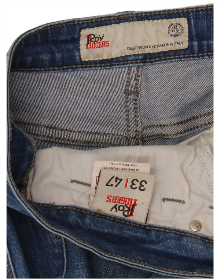Roy Rogers Γυναικείο Slim Jeans IT 47 Large W33 L32 Μπλε βαμβακερό