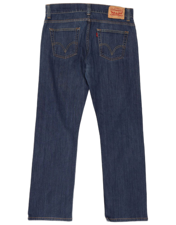 Levi's Mens 506 Straight Jeans W34 L34 Μπλε βαμβακερό