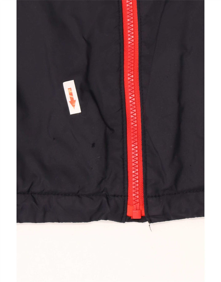 Ανδρικό μπουφάν βροχής Hollister UK 38 Medium Navy Blue Nylon