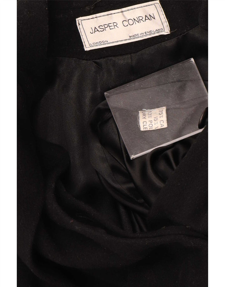 Jasper Conran Γυναικείο Oversized Πανωφόρι UK 14 Large Black Cashmere