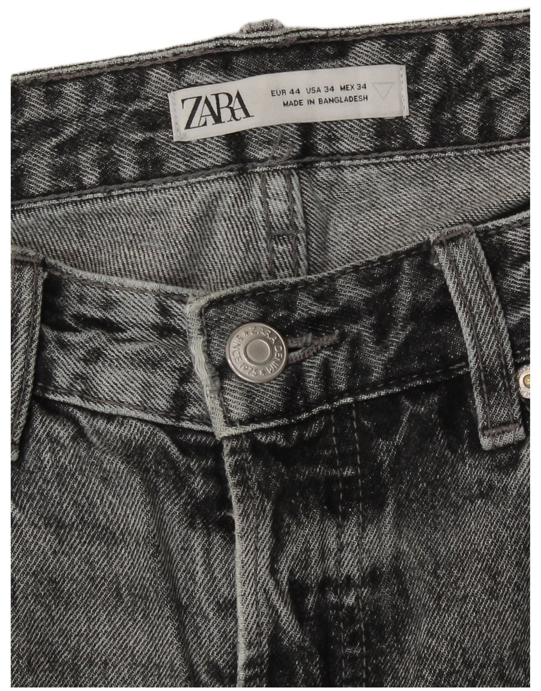 Zara Ανδρικό Slim Jeans EU 44 Large W34 L27 Grey