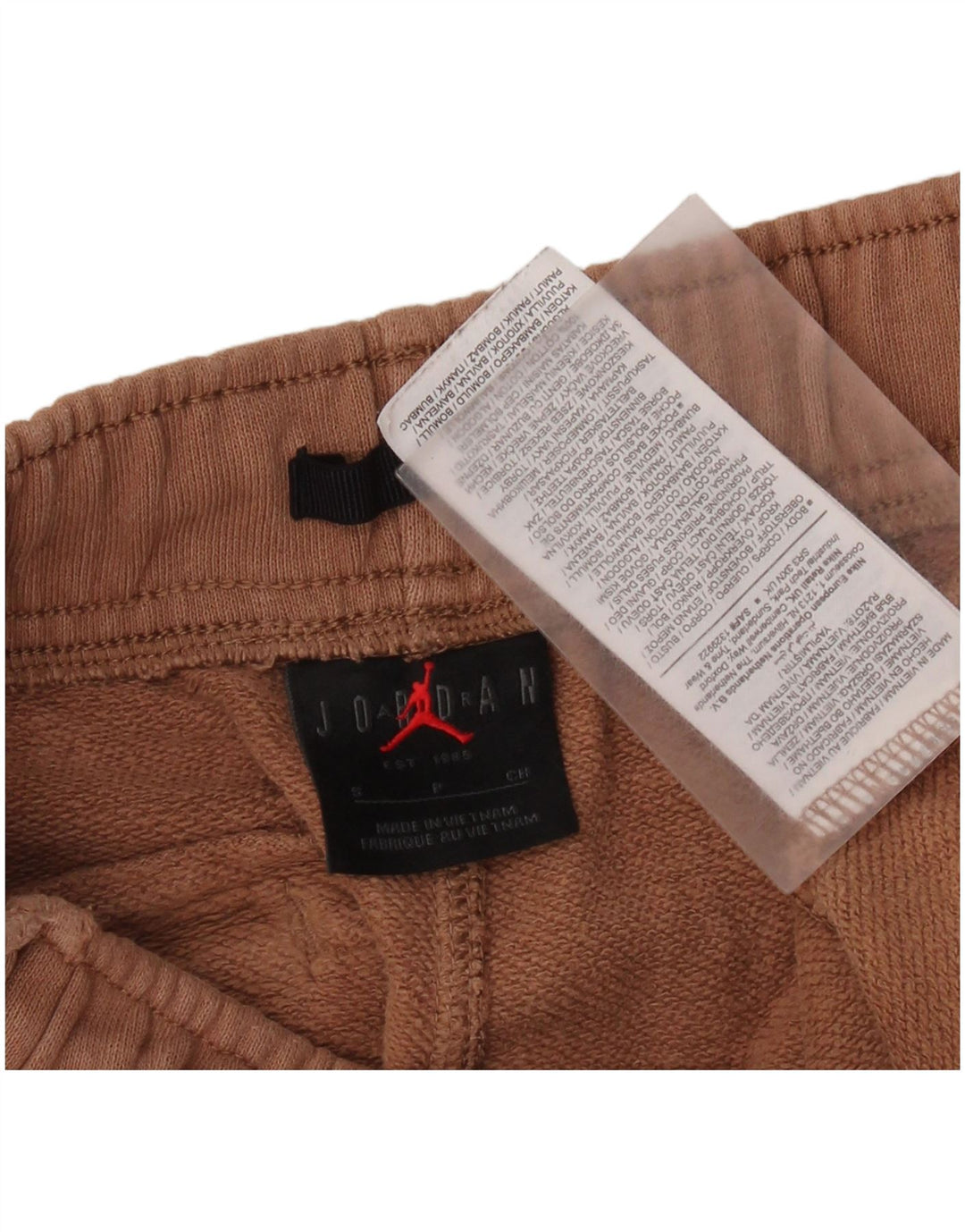 JORDAN Ανδρική αθλητική φόρμα Παντελόνι Joggers Μικρό Καφέ Βαμβακερό