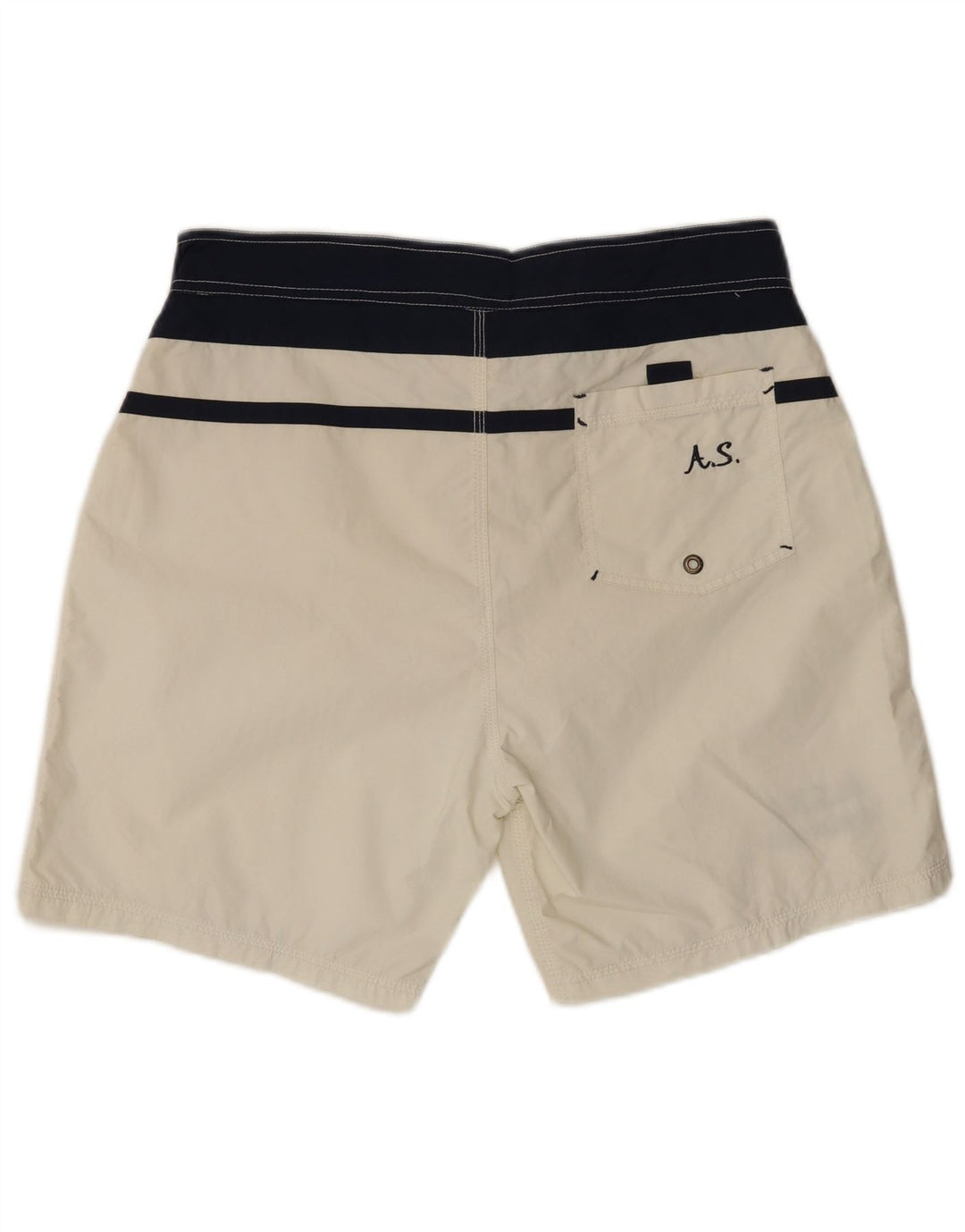 Ανδρικό σορτς κολύμβησης VINTAGE XL White Colourblock