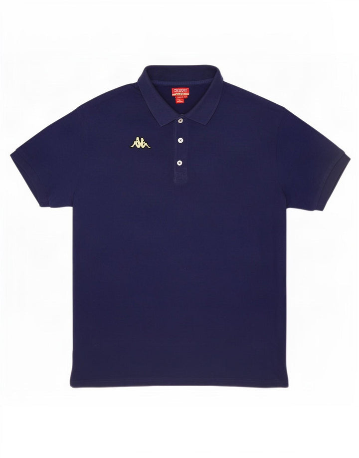 Ανδρικό μπλουζάκι πόλο Kappa 2XL Navy Blue
